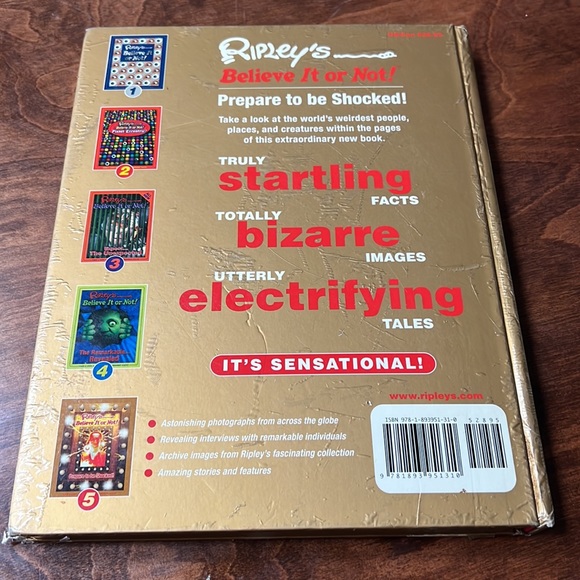 Ripleys Believe it or not Hard Gold Book. Pre Owned. - Picture 6 of 7